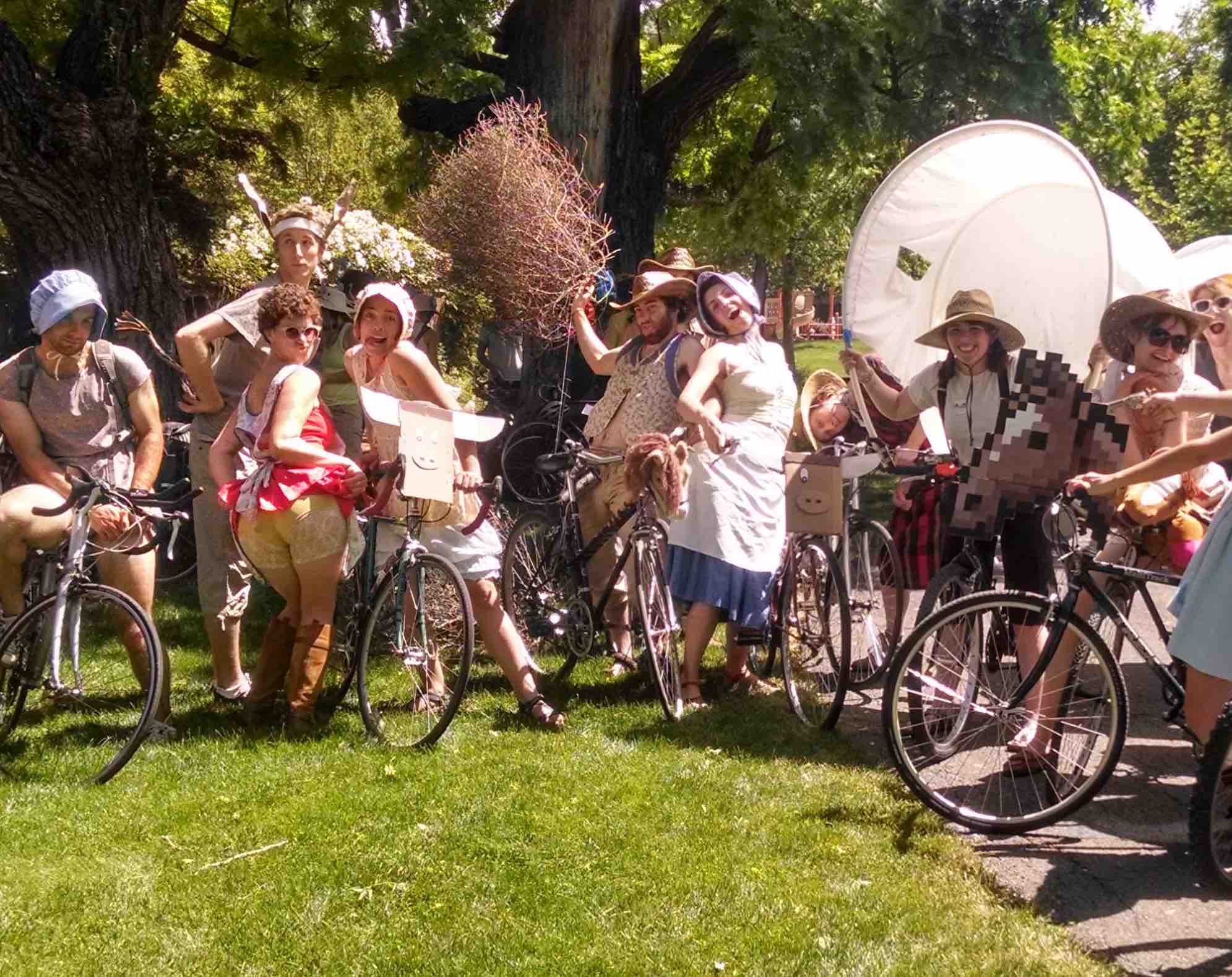 Bicycle Party in Davis